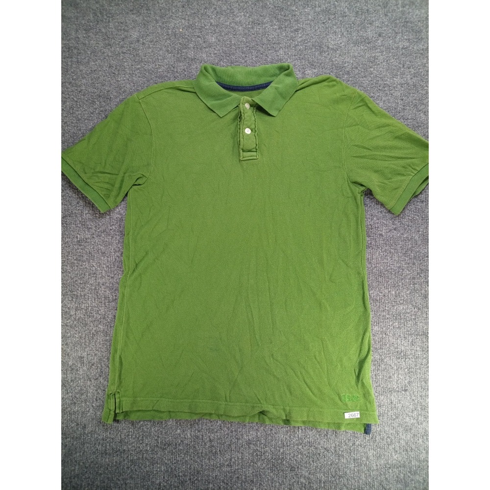 Duck Head Boys Polo Shirt Large 14-16 Green Cotton Preppy Classic